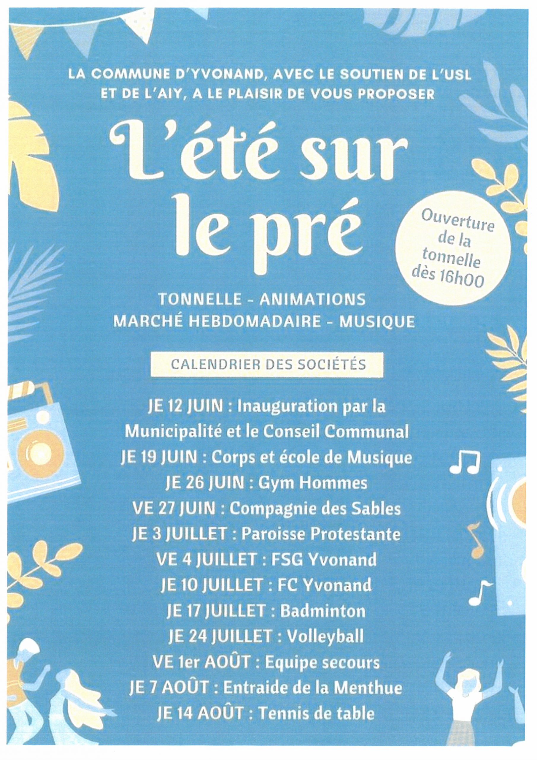 Eté sur le Pré_animations 2025